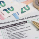 Rente und Steuererklärung für Finanzamt